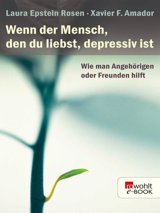 Cover image for Wenn der Mensch, den du liebst, depressiv ist